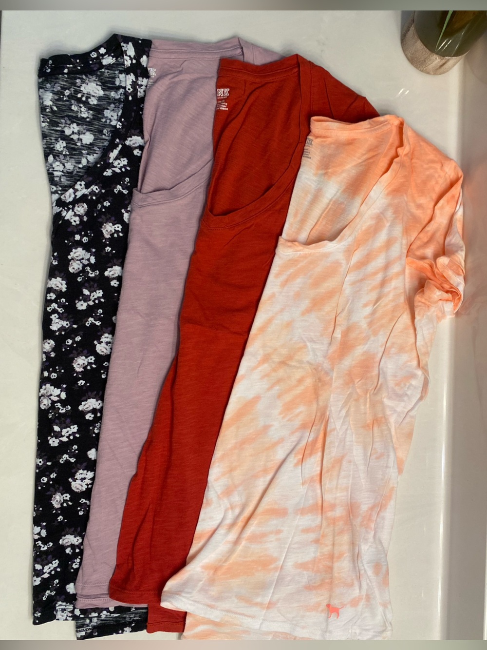 PINK Victoria's Secret Print Tees Size L